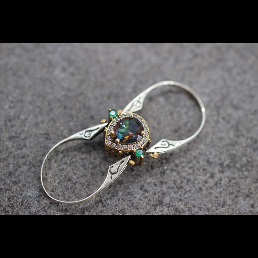 COPY - Reversible Ring-Two in a One Ring 925 Sterling Silver Band.